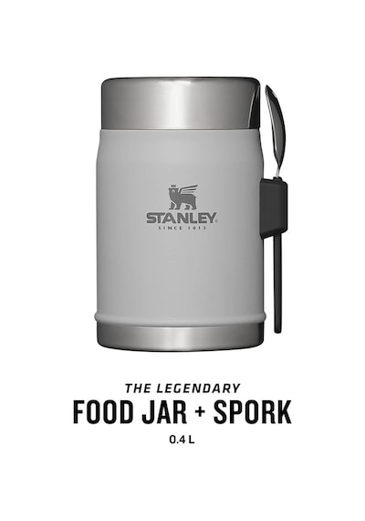 Stanley Classic Legendary Yemek Termosu Kaşıklı 0,4 L Gri Gri