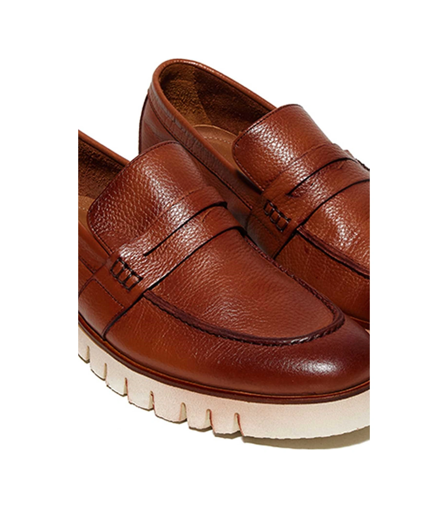 Bestello Bağcıksız Eva Taban Loafer 331-43070 Erkek Ayakkabı Taba