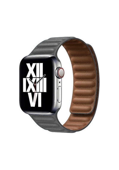 Apple Uyumlu  Watch 42mm Krd-34 Deri Kordon-pembe