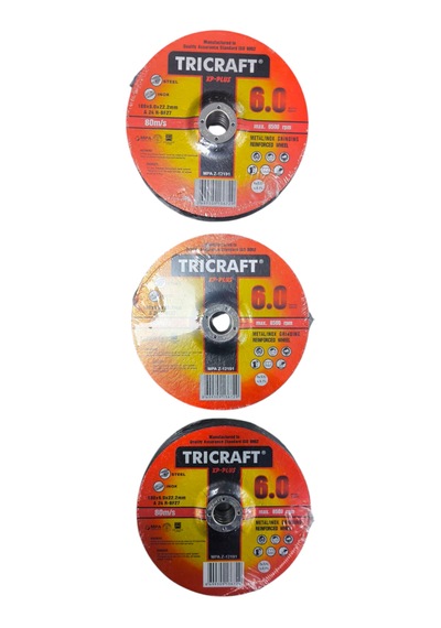 Tricraft Metal Kesici Taş 15 Adet 180x6 X22.23mm