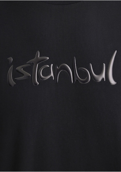 Mavi - İstanbul Baskılı Siyah Tişört 0613002-71379 Siyah