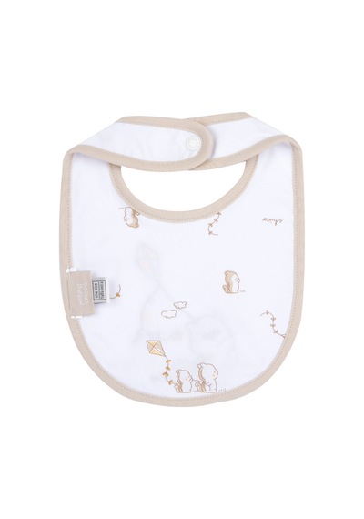 Chicco Bebek Nakışlı Mama Önlüğü 09101606000000 000033 Beyaz
