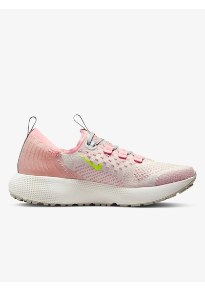 Nike React Run Flyknit Walk Runnig Shoes Yürüyüş Koşu Ayakkabısı Pembe Pudra Pembe Yeşil