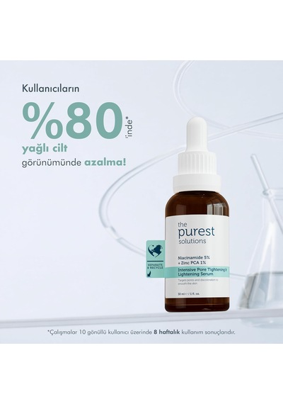 Gözenek Ve Siyah Nokta Karşıtı, Sivilce Önleyici Niacinamide Cilt Bakım Serumu 30 Ml Niacinamide 5% & Zinc Pca 1%