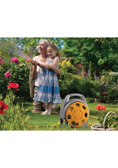 Hozelock 2382H 20 m Hortumlu Kapalı Hortum Toplama Sarma Makara Seti