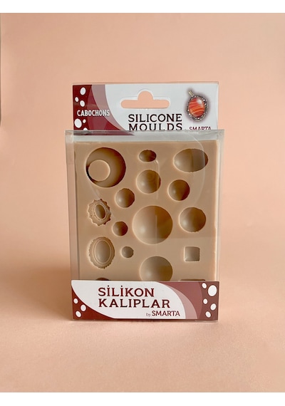 Smarta Silikon Epoksi ve Polimer Kil Kalıbı Cabochons