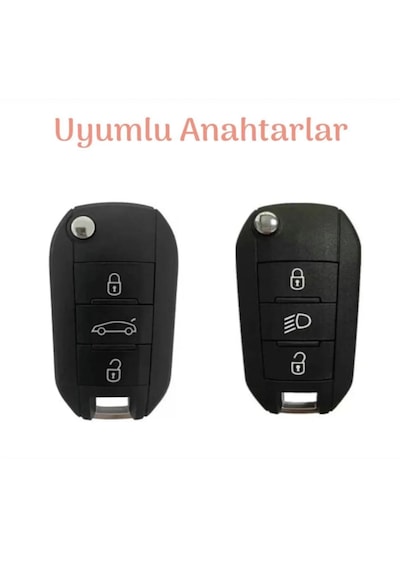 Citroen C4 C4l C3 C6 C8 Uyumlu Anahtarı Kılıfı