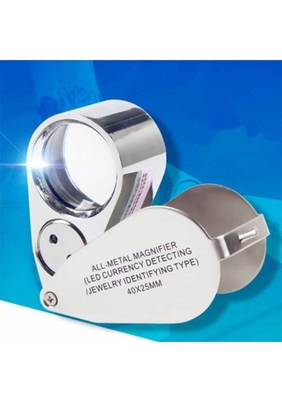40x Büyütme Metal Lup 40xmetal