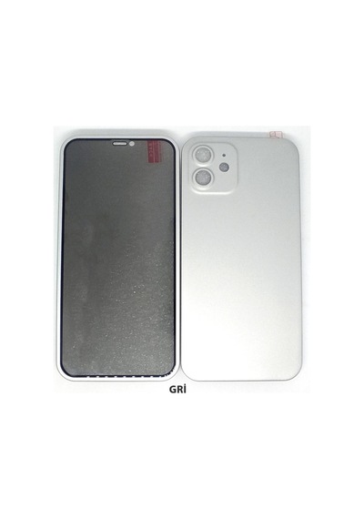 Pp Apple Uyumlu iPhone 12 360 Derece Hayalet Ekran Koruyucu Full