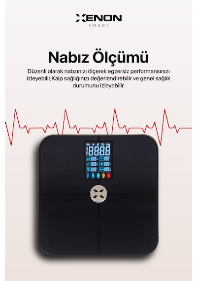 Akıllı Dijital Tartı Nabız Ölçer