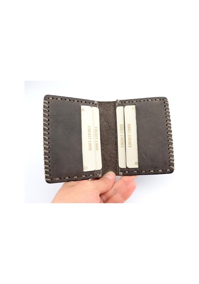 Dikişli Vintage Görünümlü Erkek Kartlık