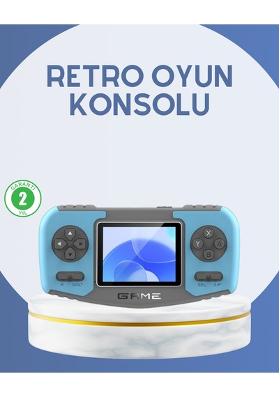 Çocuklara Özel Retro Oyun Konsolu Portatif Eğlence Cihazı