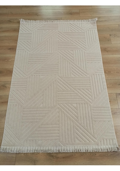 Çam Halı Talya Ty01 Bej Koridor Halısı Kesme Yolluk Mutfak Halısı Modern Salon Halısı