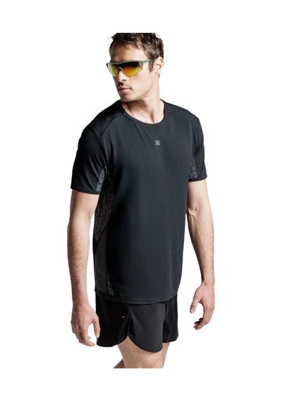 X-bıonıc X-bionic Xceed Run Discover Erkek Siyah Koşu Tişört Xb01