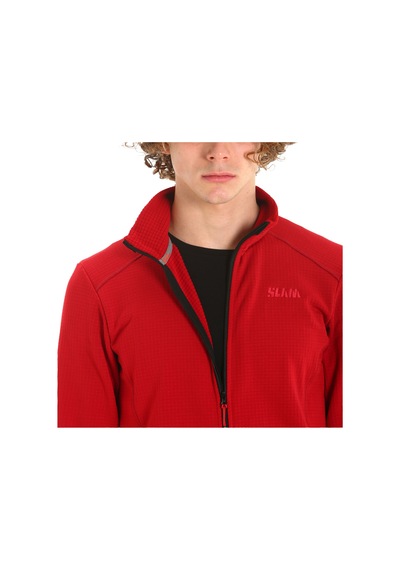 Slam Actıve Mıd Weıght Grıd Fleece W15 Kırmızı