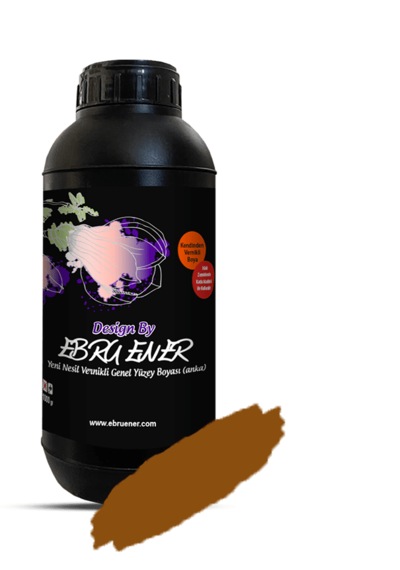 Ebru Ener Anka Vernikli Genel Yüzey Boyası Kiremit 1 KG