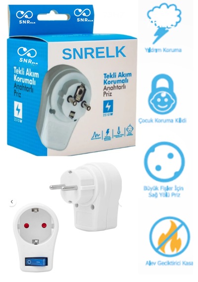 Snrelk- Akım-şok-çocuk Korumalı Priz