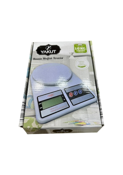 Tr Yakut Hassas Dijital Lcd Ekranlı Mutfak Terazisi Tartısı - 10 Kg. Kapasiteli - 1 Adet Diğer