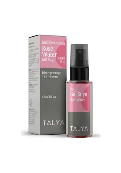 %100 Saf Gül Suyu 50 Ml Hassas Ciltler İçin Avantaj, Yüz Toniği Ve Nemlendirici Krem 0.3 ML