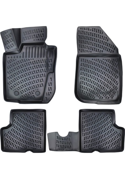 Dacıa Duster 4Wd 2009-2017 3D Havuzlu Paspas  (Rizline)  (469613741)