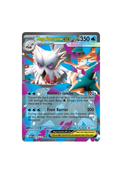 Mega Evolution Mega Abomasnow Ex 036/132