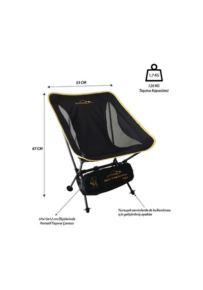 Yek Outdoor Mdf Katlanır Masa Küçük + 2 Pratik Sandalye Set Gri