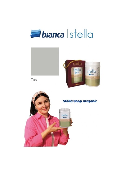Stella Su Bazlı Saf Akrilik Boya 500ml - Taş
