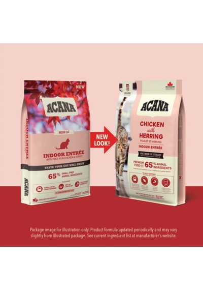 Acana Indoor Entrée Sterilized Tavuklu Ve Ringa Balıklı Kısırlaştırılmış Yetişkin Kedi Maması 1,8kg