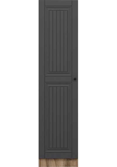 Minar Kale 1 Kapaklı Dolap İlkbahar Mebran 210cm - Dore/antrasit - Raflı Çok Renkli
