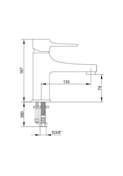 Eca Caro 102108892 Lavabo Bataryası