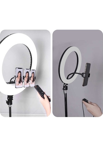Zore RL-21 21" Işıklı Telefon Tutucu Ring Light