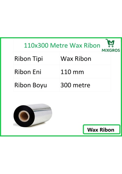 110x300 Metre Wax Ribon 1 Adet 1