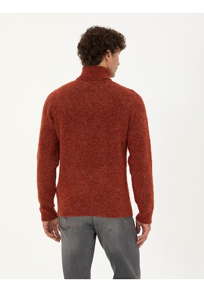 Pierre Cardin Erkek Kiremit Kazak /triko 50278103-vr031 Kiremit
