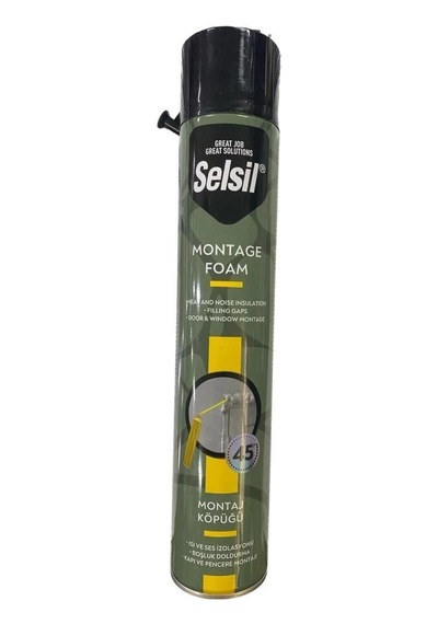 Mey İthalat Selsil Tam Dolum Poliüratan Montaj Köpüğü 845 Gr