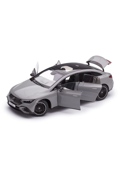 1:18 Ölçek Nzg 2023 Mercedes Benz Eqe Amg Line V295 Diecast Metal Minyatür Model Araba 25cm Gri