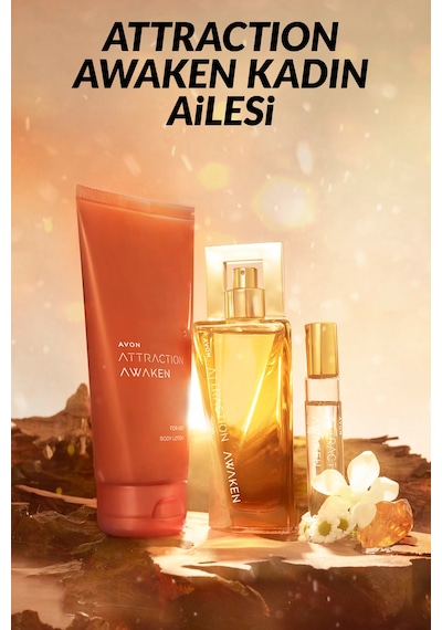 Avon Attraction Awaken Kadın Vücut Losyonu 3 x 125 ML
