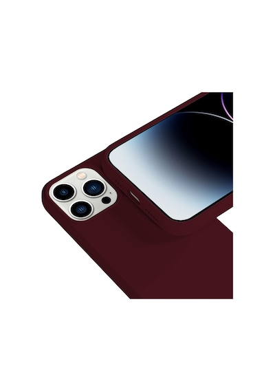 Buff Apple Uyumlu iPhone 14 Pro Max Rubber S Kılıf Mor