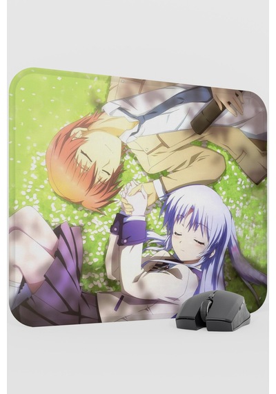 Angel Beat S Anime V5 - 48x40 Xl Gaming Kauçuk Kaymaz Taban Mouse Pad Fare Altlığı