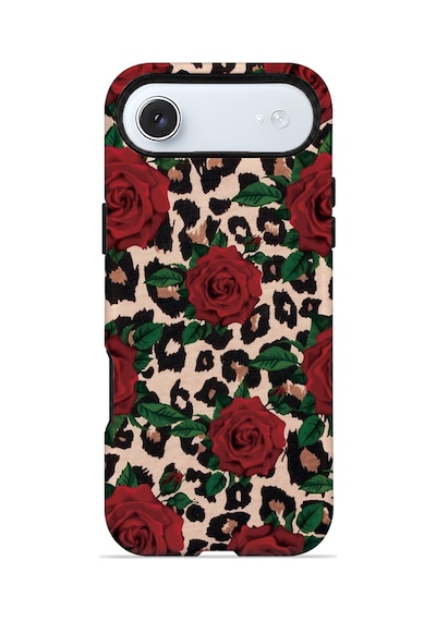 Velvoria Valestra Gullu Leopar Apple Apple iPhone Uyumlu 17 Air Magsafe Koruma Kılıfı Valestra Magline - Gullu Leopar