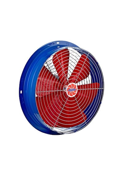 Ayas 50 cm çap YSA-500-4K-M 1400 D/D 220/230 volt Monofaze Yuvarlak Kasalı Sanayi Tipi Aspiratör