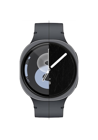 Samsung Galaxy Watch 8 44mm Uyumlu 3 Adet Şeffaf Ekran Koruyucu Nano Jelatin