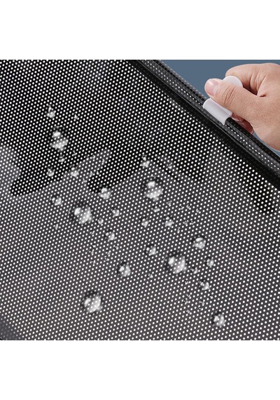 58x125cm Oto-araç - Ev - Ofis Cam Paneli Güneşlik Pvc Perde Makaralı Aç-kapa Vantuzlu Montaj 5570 Çok Renkli