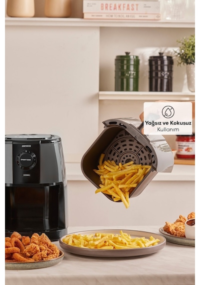 Karaca Smart Cook 60 Dakikaya Kadar Zaman Ayarlı Compact 2 Kişilik Airfryer