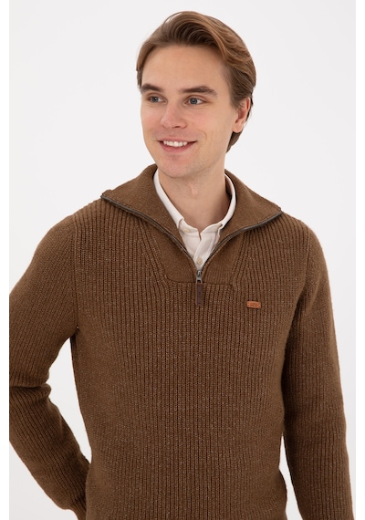 U.s. Polo Assn. Erkek Haki Kazak /triko 50317171-vr027 Hakı