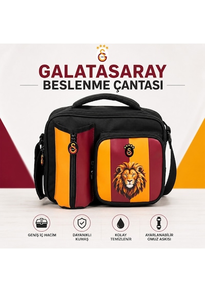 Galatasaray 26921 Aslan Beslenme Çantası Renkli