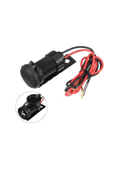 Motosiklet Scooter Ve Maxı Scooter Uyumlu Usb Şarj Aletli Suya Dayanıklı Motor Usb