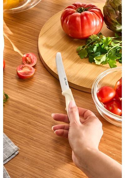Dr. Inox Domates Bıçağı Krem 22 Cm Krem