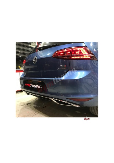 Golf 7 Difüzör. 7.5 Görünüm. Krom Egzozlu Difüzör. Parlak Siyah