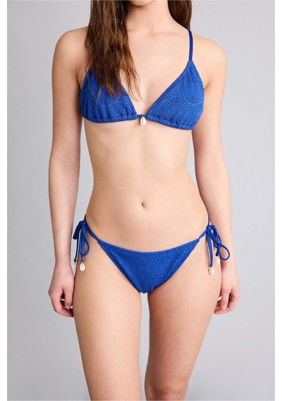 Defacto Regular Fıt Nakışlı Brode Bikini Alt B6895ax26smbe114 Mavi-be114