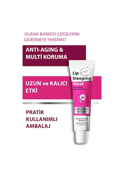 Procsın Nemlendirici Ve Onarıcı Dudak Maskesi Lip Sleeping Mask 15 ML